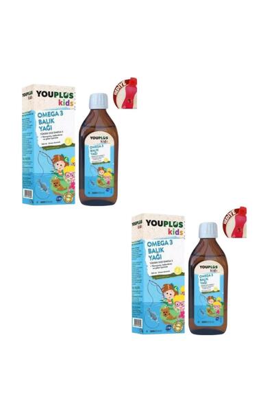 Youplus Kids Omega 3 150 ml Şurup 2 Adet