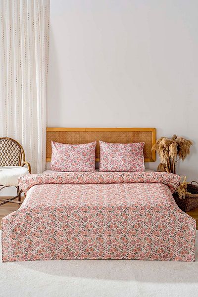 Riva Pink Spring Double Printed Pike 200 X 220 cm
