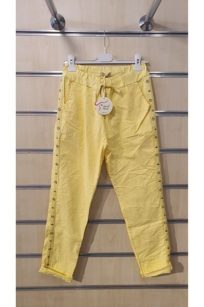 Park Moda Italian Trousers with Staple Detail