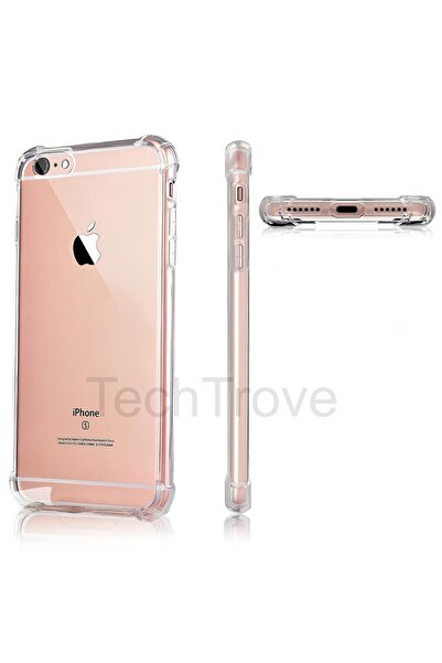 TechTrove Apple iPhone 6 Kılıf Şeffaf Ekstra Darbe Korumalı Kapak