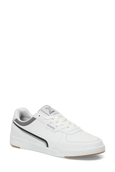 Kinetix Lukas Pu Fx White-Black-Camel Men's Sports Shoes