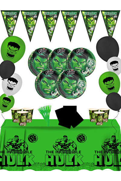 snowparty Set de ornamente pentru petrecerea de aniversare Hulk pentru 24 de ...