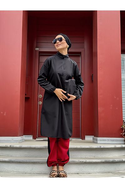 dilber fashion Bone Ve Bag Sport Cut Hijab Swimsuit