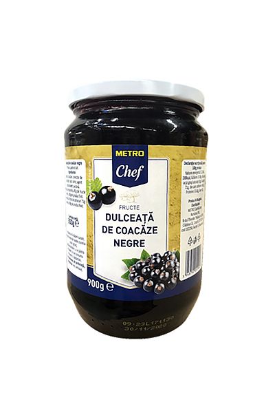 Metro Chef Blackcurrant Jam, 900 g, Metro Chef