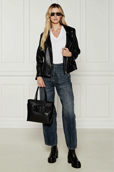 Armani Exchange Tricou Dama 6DYT37, Alb, S INTL