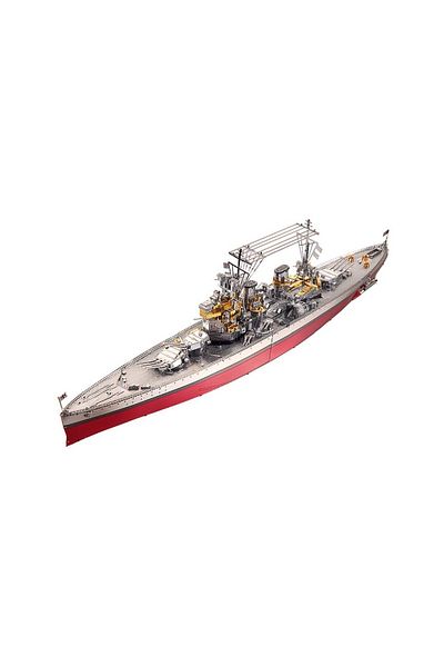 ROKR Piececool 3D Puzzle, Warship HMS Prince of Wales, Metal, 282 pieces
