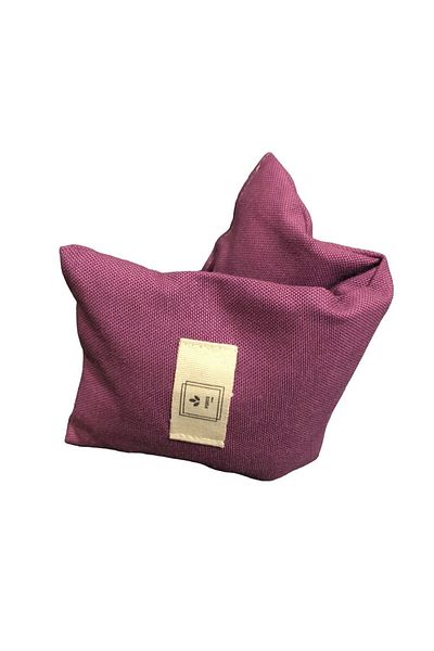 Poros Store Eye Pillow Lavender Eye Patch με σιτάρι και κέλυφος σιταριού, πιστοποιημένο ύφασμα Oeko-tex μωβ