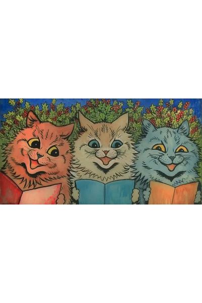 pixartsanat Louis Cats Reading Books Pixart Art Diamond Mosaic Painting 75X50