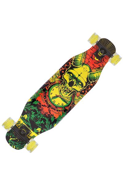 ACTION ONE Evil Longboard 80x20 cm, with PU light wheels, ABEC-7, aluminum frame, 100 KG