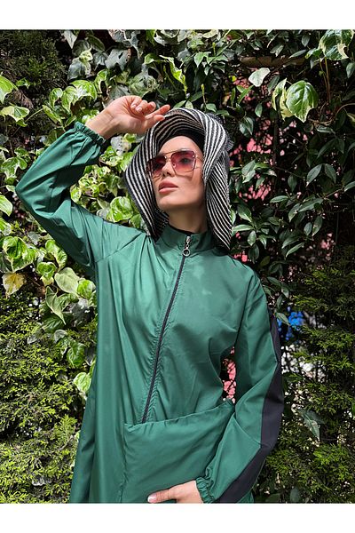 dilber fashion Bone and Bag Gift Handle Garnished Bag Hijab Swimsuit