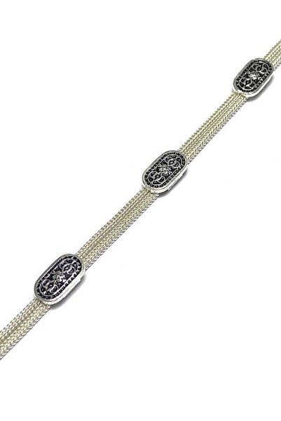 Midyat Gümüş Dünyası Kadın Mardin Hasırı Gümüş Bileklik 2020487