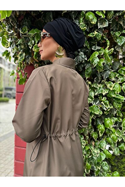 Vivezza Sports Cut Bottom Garnished Hijab Swimsuit with Bonnet and Bag Gift