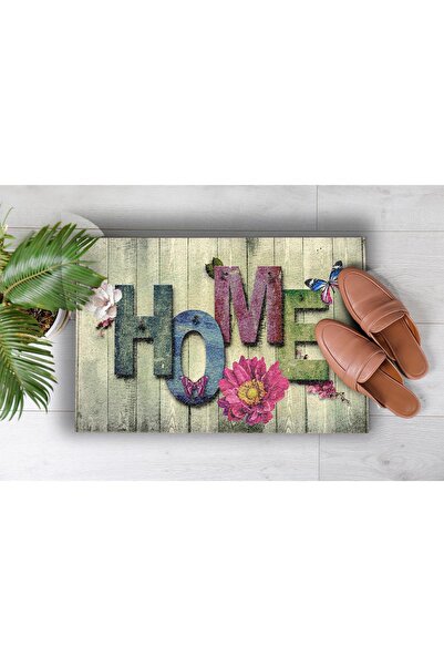 Evsebu Wooden Colored Home Decorative Door Mat