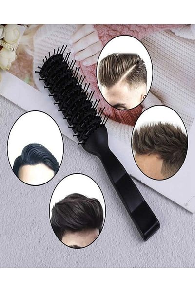 Nano Absolute Professional 40 Foot Hair Styling Curved Brush |   Blow Dry and Cut Comb |   Hairdresser Hair Brush