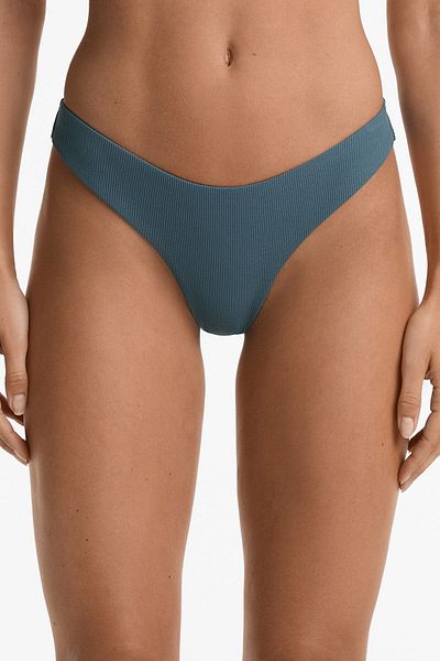 Oysho U-cut piqué Brazilian bikini briefs