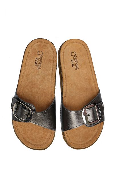 Kifidis SIB 213610   Papuci din piele anatomică pentru femei Kifidis-Natura 36-41 Crom