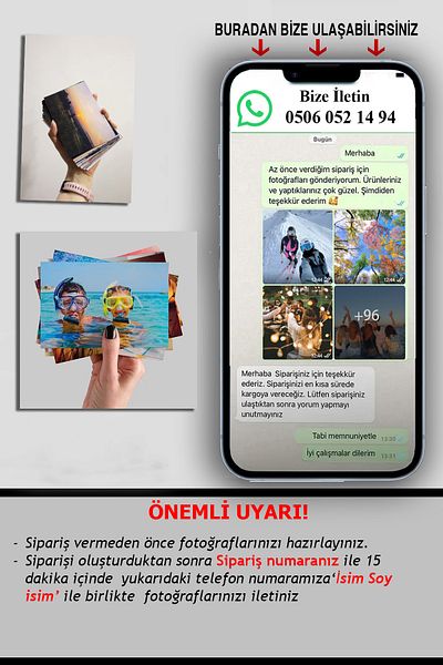 YAGKUT 50 Photo Prints in 15X21 Sizes
