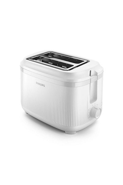 Philips Prajitor de paine Philips seria 3000 HD2511/00, 8 setari de rumenire, Oprire automata, Alb
