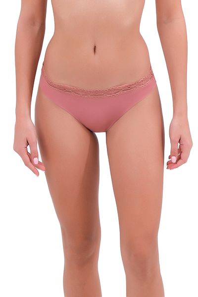 Steve Wolls Women's Colorful 5-Piece Laser Cut Lace Slip Panties - 9508