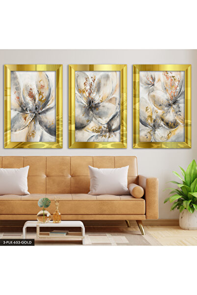 Evinemoda Cvet 3 dela Cvet 3 dela Slika od pleksiglasa sa ogledalnim efektom