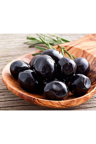 Aro Whole Black Olives, Size 200-230, , 400 G