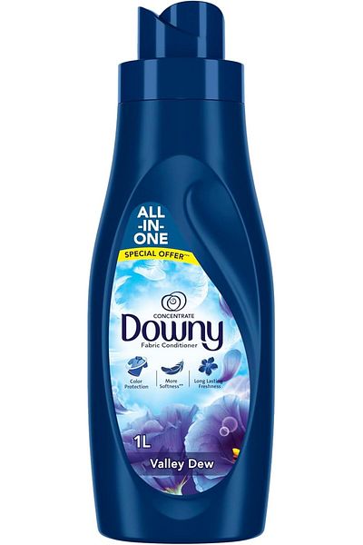 downy منعم الأقمشة، نعومة، انتعاش يدوم لفترة أطول، 1 لتر