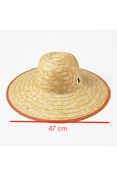 ankays Büyük hasır fötr kovboy tipi Meksika hasır şapka doğal hasır şapka fötör fotor fütür fötör fötür