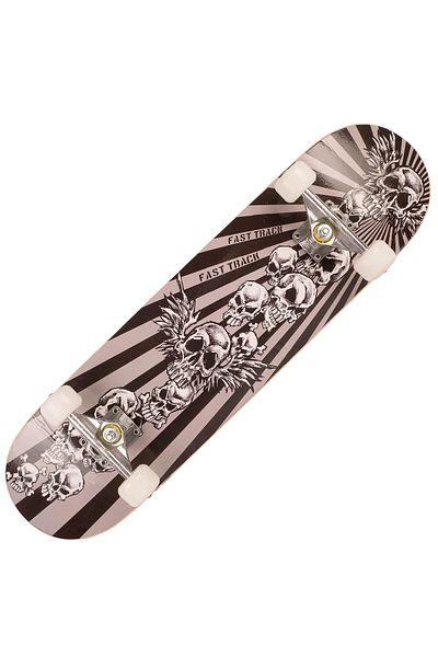 ACTION ONE Skateboard Flying Skull 79x20 cm, with PU wheels, ABEC-7, aluminum frame