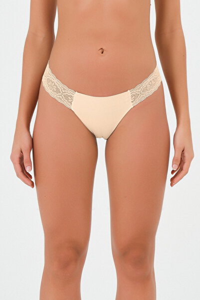 Steve Wolls Kadın Renkli 5’li Lazer Kesim Yan Dantelli Tanga - 9514