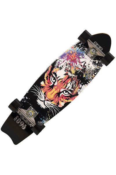 ACTION ONE Skateboard Just a Cat, lemn de artar 70x29cm, roti PU, ABEC-7, cadru aluminiu