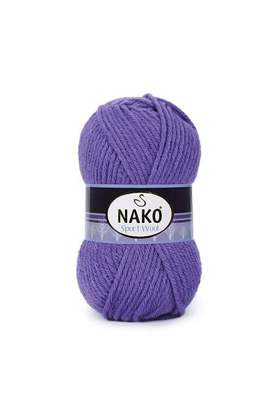 NAKO 5 Pieces Sport Wool 10287 Purple Hand Knitting Threads Vest Cardigan Floss Scarf Sweater Thread