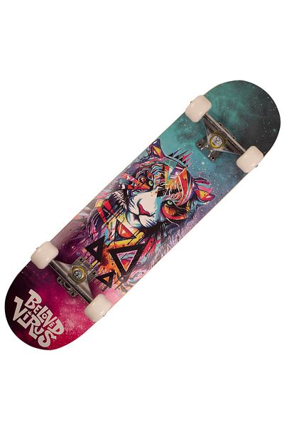 ACTION ONE Skateboard Beloved 79x20 cm, with PU wheels, ABEC-7, aluminum frame