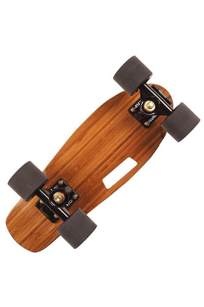 ACTION ONE Penny board Portable Cruiser 45x15.5, with PU wheels, ABEC-9, aluminum frame, bamboo deck