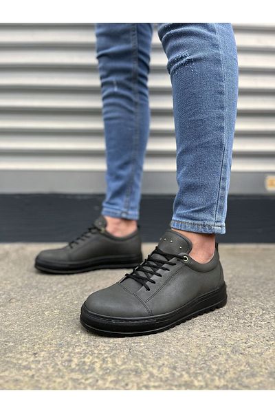 Zerenyus JY152 Cool Laced Skin Ανδρικά καθημερινά αθλητικά κλασικά παπούτσια - καπνιστά