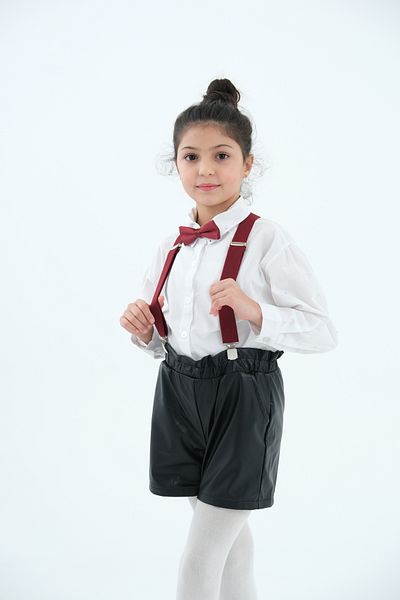 ELROZO Children's Trouser Suspenders and Bow Tie Set