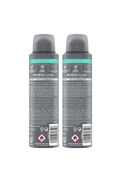 Dove Men+Care Eucalyptus & Birch Anti-Perspirant Deodorant Spray 2 x 150ml