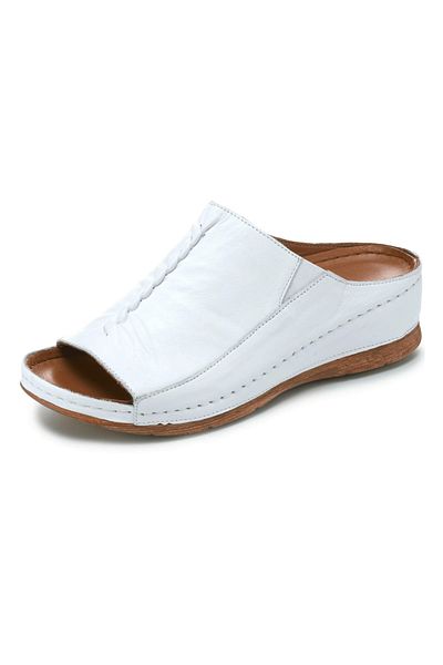 İNZE AYAKKABI Genuine Leather Slippers Model Name: Sola
