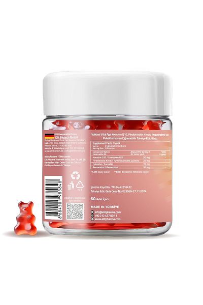 Validus Liposomal Coenzyme Q10, Pqq, Resveratrol & Fucoidan 60 Gummies