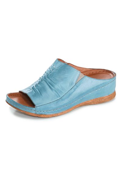 İNZE AYAKKABI Genuine Leather Slippers Model Name: Sola