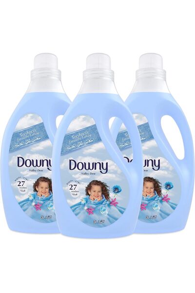 downy Regular Fabric Softener Valley Dew, 3 x 3L