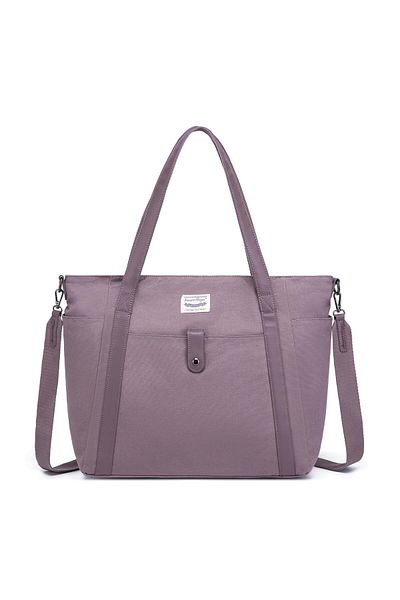 SMART BAGS Smartbags Canvas Fabric Women's Shoulder Bag 2022-1324 Damson