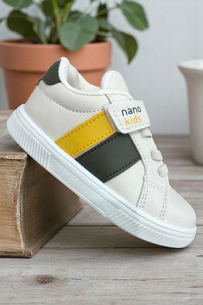 Nano 784 Ecru Lightweight Comfortable Daily Boy's Sports Shoes