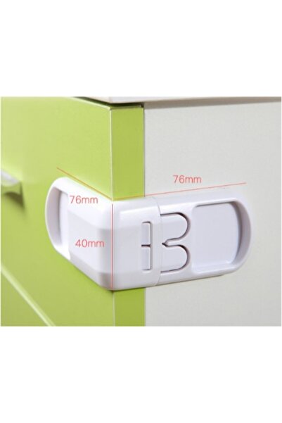 tafce Drawer Cabinet Safety Lock Child Corner Protection Lock Set 2 Pieces
