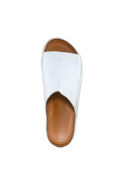 İNZE AYAKKABI Genuine Leather Slippers Model Name: Sola