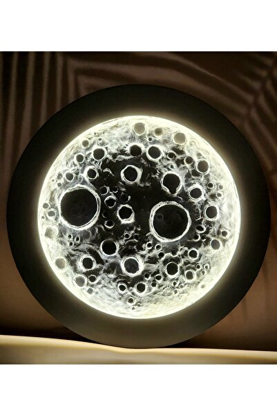 glow moon Ay tablo/dolunay tablo hediyelik/ dolunay ay tablo / neon led dolun...