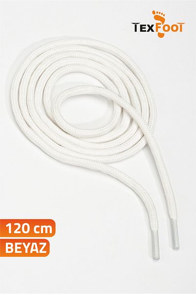 TexFoot Round Polyester Sneakers and Boot Laces 120 cm