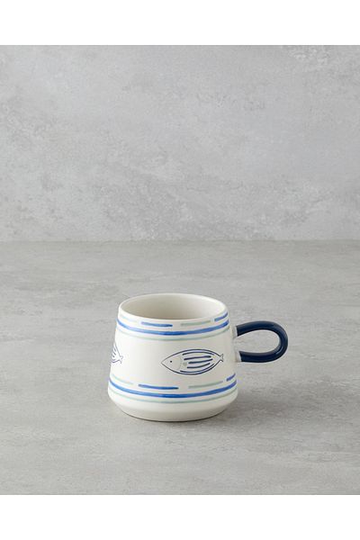 English Home Marinique Stoneware Mug 340 ml Blue - Green