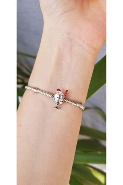 şengül takı evi Gümüş Noel Sıcak Çikolata Charm Bileklik Dahil DEĞİLDİR!