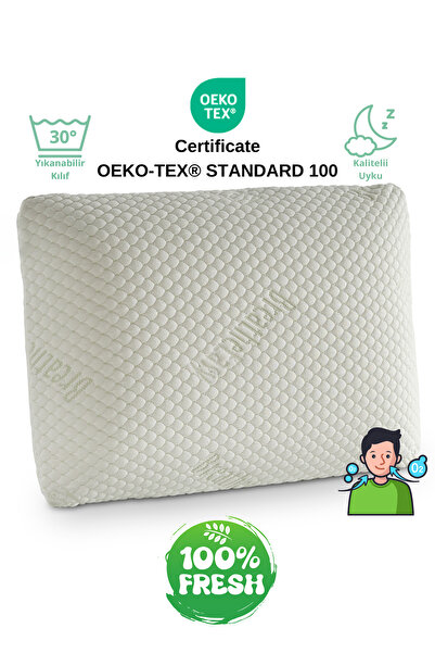 Rudu Pernă Breathe Easy cu capac cu mentol, visco-visco perforată, întreagă p...