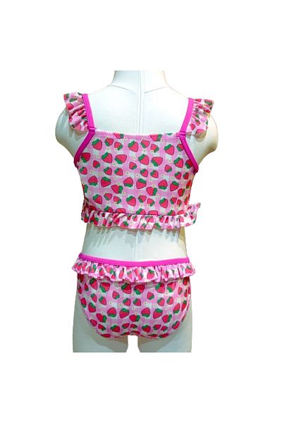 Granz Girl's Bikini Strawberry Patterned